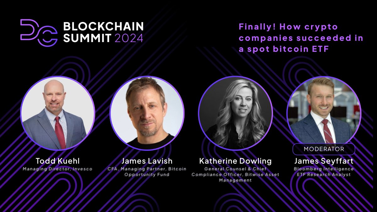 FYI, I will be speaking about #Bitcoin at the DC Blockchain Summit this week with @JSeyff @ToddKuehl and @kbdow. Please look me up, if you are there! dcblockchainsummit.com