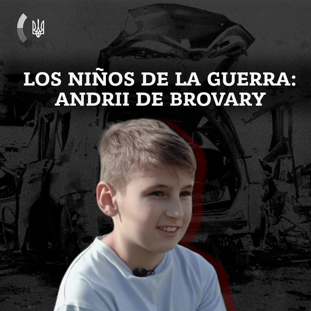 Andrii, un niño de Brovary, se convirtió en testigo involuntario de los horrores de la guerra rusa contra Ucrania. En los primeros días de la invasión a gran escala, él y sus padres salieron de Brovary hacia la región de Chernihiv. Por el camino, se encontraron con una columna de