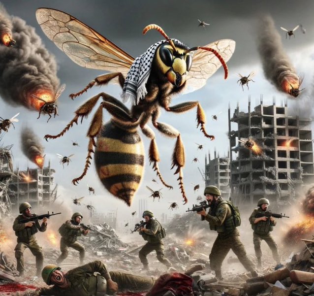 BEES are KHAMAS 🥷🐝 🇵🇸

Incoming stinger 🐝 🐝🐝