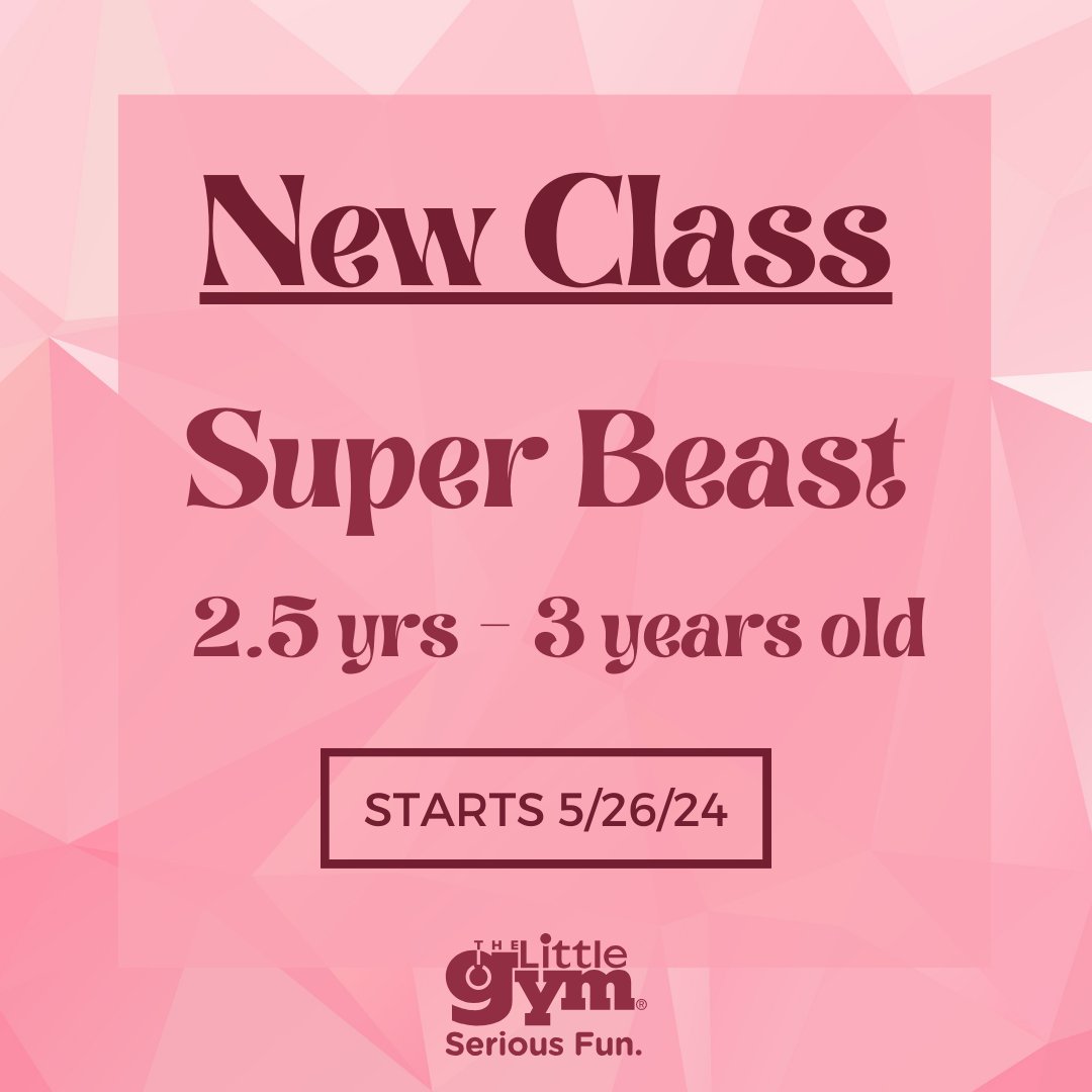 Parents do you have a 2.5 - 3 year old and want something to do on Sundays? We have a new class starting May 26! We would love to see you and your Beast there!

#superbeast #parentchild #springtx #ilovethelittlegymofspringtx #tlgspringtx