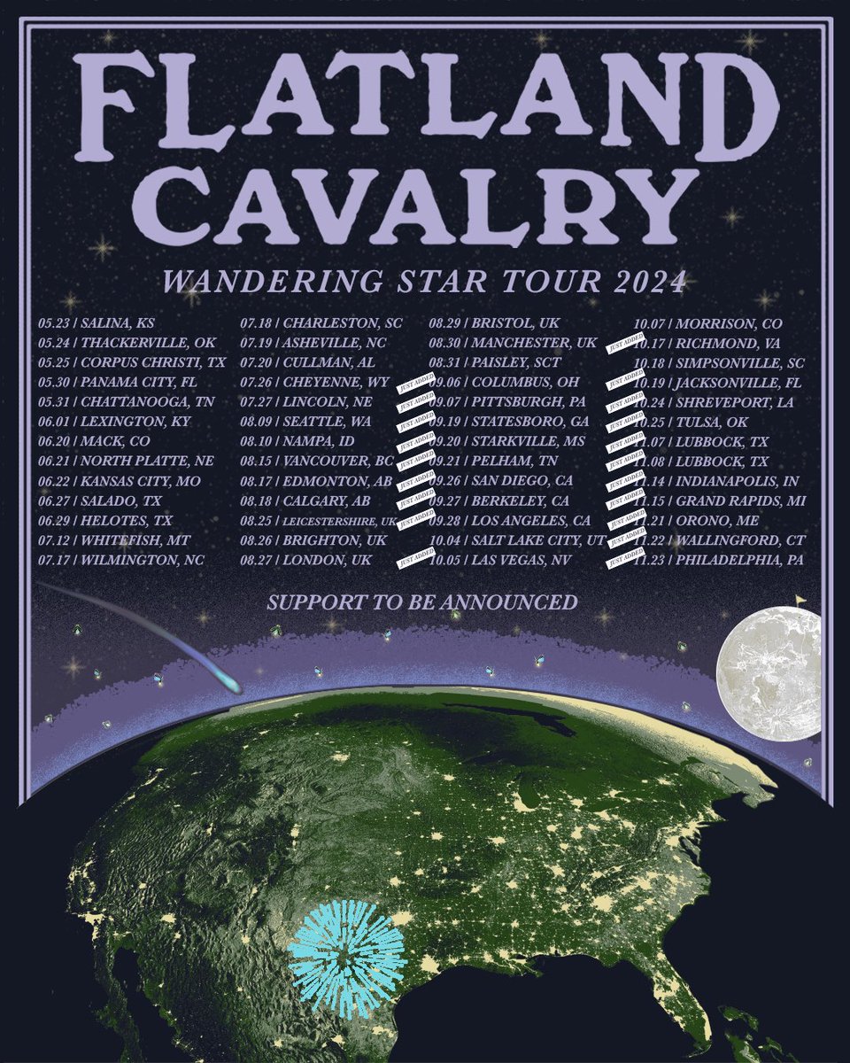💫 SHOWS ADDED 💫 We are keeping the #WanderingStarTour rolling down the road through the fall! We cannot wait to see our Humble Folks in new cities and some of our favorite places! 🤠 On Sale Friday at 10 AM unless stated otherwise by the local venue- Tickets & Show Info at