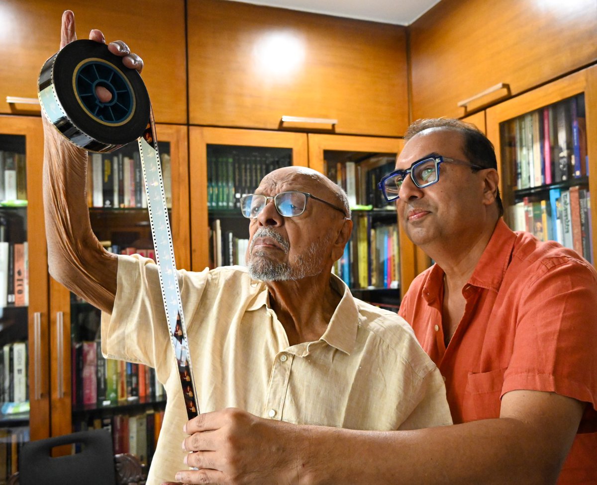 It all began in 2014 when he gave me a 35mm print of Manthan…such a joy to work with him on the restoration of Manthan and can’t wait to show it in Cannes on 17th May 8.45pm…