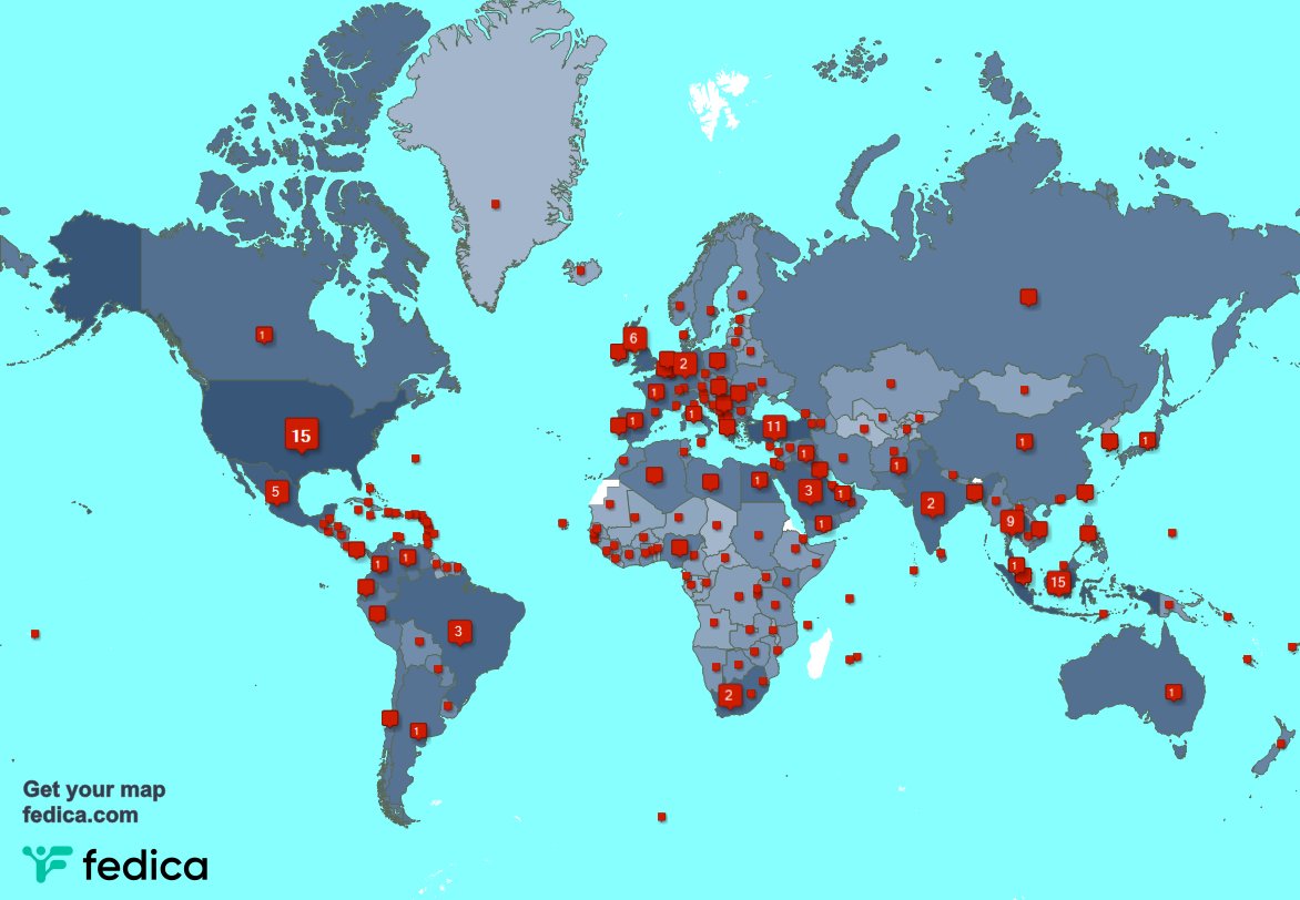 I have 5615 new followers from USA, Indonesia, UK., and more last week. See fedica.com/!Nigeymartin