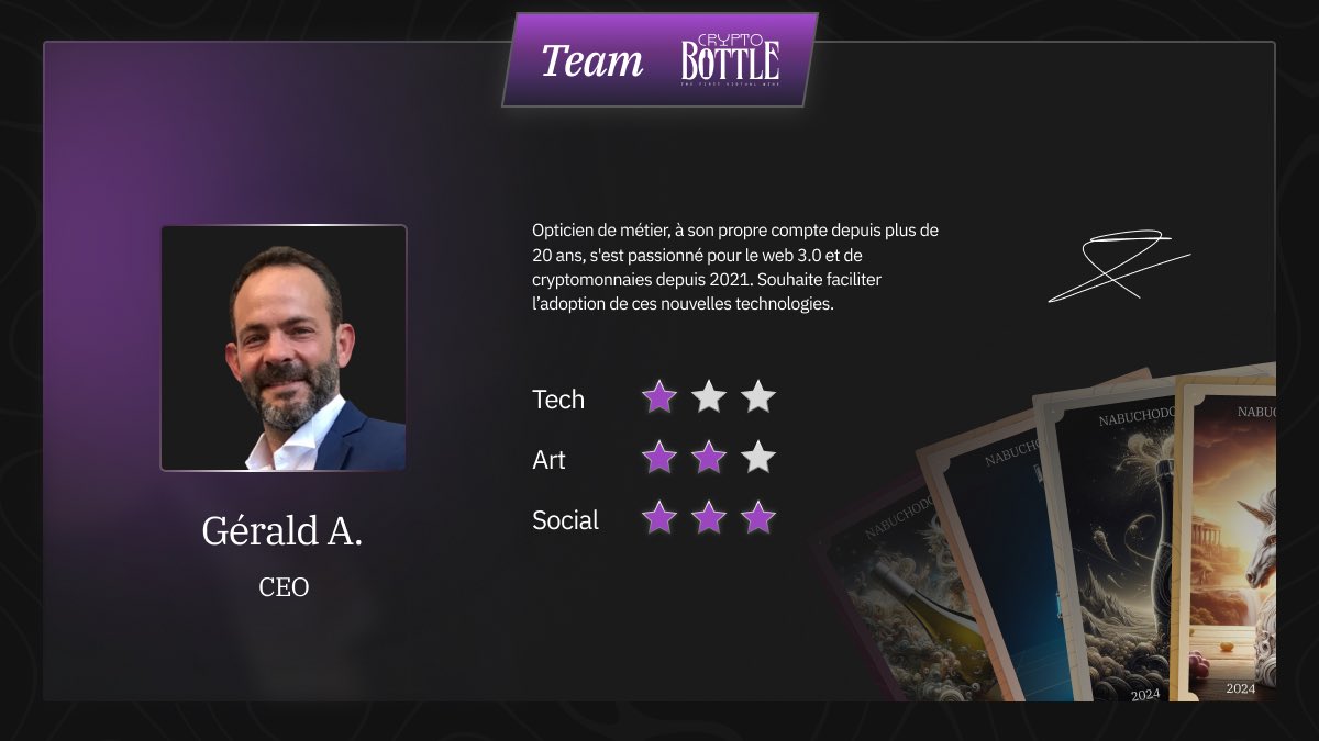 Si nous vous présentions notre équipe ?

<a href="/PulsarTransfer/">PulsarTransfer</a> send 100000 Mex to 100 reactions 

Continuons par le ceo du projet: moi en fait! 😝

Je m’appelle Gérald, et j’ai 47 ans aujourd’hui 😊🎉

😎 J’ai deux boutiques d’optique à Marseille qui me prennent déjà pas mal de mon