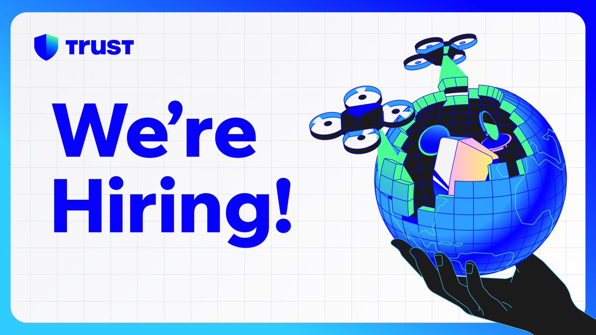 We're hiring a social media intern 🫡 Do you... 💙 Know a thing or two about crypto? 💙 Have experience in product & social MKT? 💙 Have proactive & fast learning capabilities? 💙 Have top tier meme creation skills? Apply below 👇 short.trustwallet.com/SocialMediaInt…