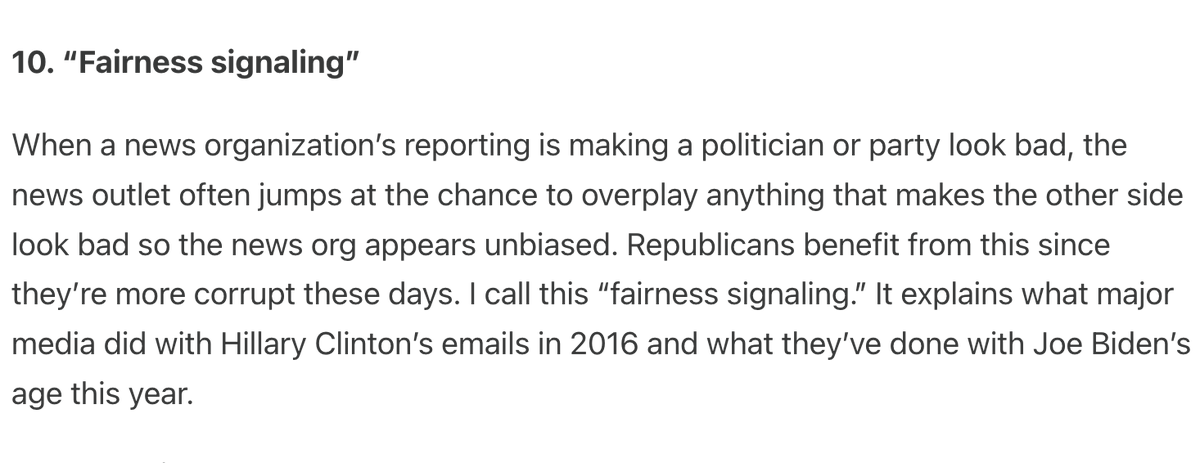 “Fairness signaling.” From @MarkJacob16's list of 12 dubious practices to watch out for in political reporting. stopthepresses.news/p/12-reasons-t…