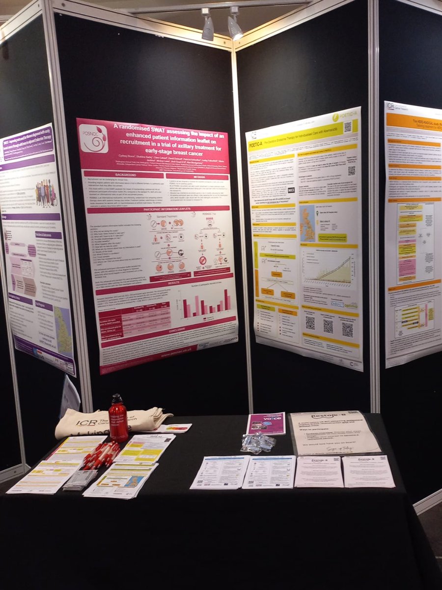 Our Senior Trial Manager, Doris Lanz, is representing the ICR-CTSU at the #ABSConference2024. You can find our stand on our ABS #ClinicalTrials just outside the main hall. If you are attending, please come and chat about our #BreastCancer #ClinicalTrials. @ABSGBI