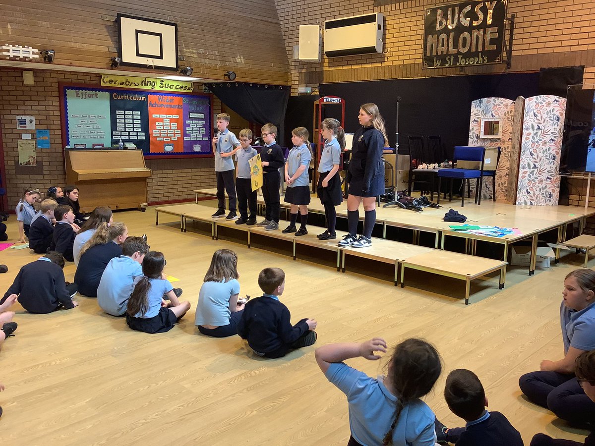 MrsDennisStJoes's tweet photo. My group studied global goals 13,14 and 15 They presented really well at our assembly this afternoon. Ask your child about what they learned today. @stjosephsps @LaudatoSiMvmt @SCESDirector @UNCRCarticle13 @LaudatoSiPH  @GlobalGoalsUN https://t.co/B9NXXhhdS5