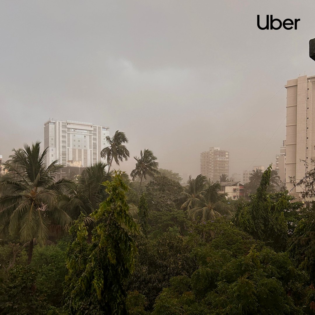 Yeh #MondayBlues se #MondayBrowns ke raaste par kab aa gaye?🤔 #MumbaiRains #Mumbai #DustStorm #MumbaiWeather