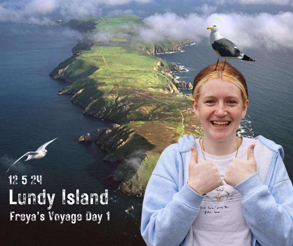 🫵 Frey Terry reached Lundy Island 19 hours ago, the first stop on her epic 5 month solo voyage around the UK and Ireland. 👌To watch the @PembsHub interview with Freya visit: rb.gy/aey846 👉 To contribute to her voyage go to: gofund.me/507ddcb9 #pembrokeshire