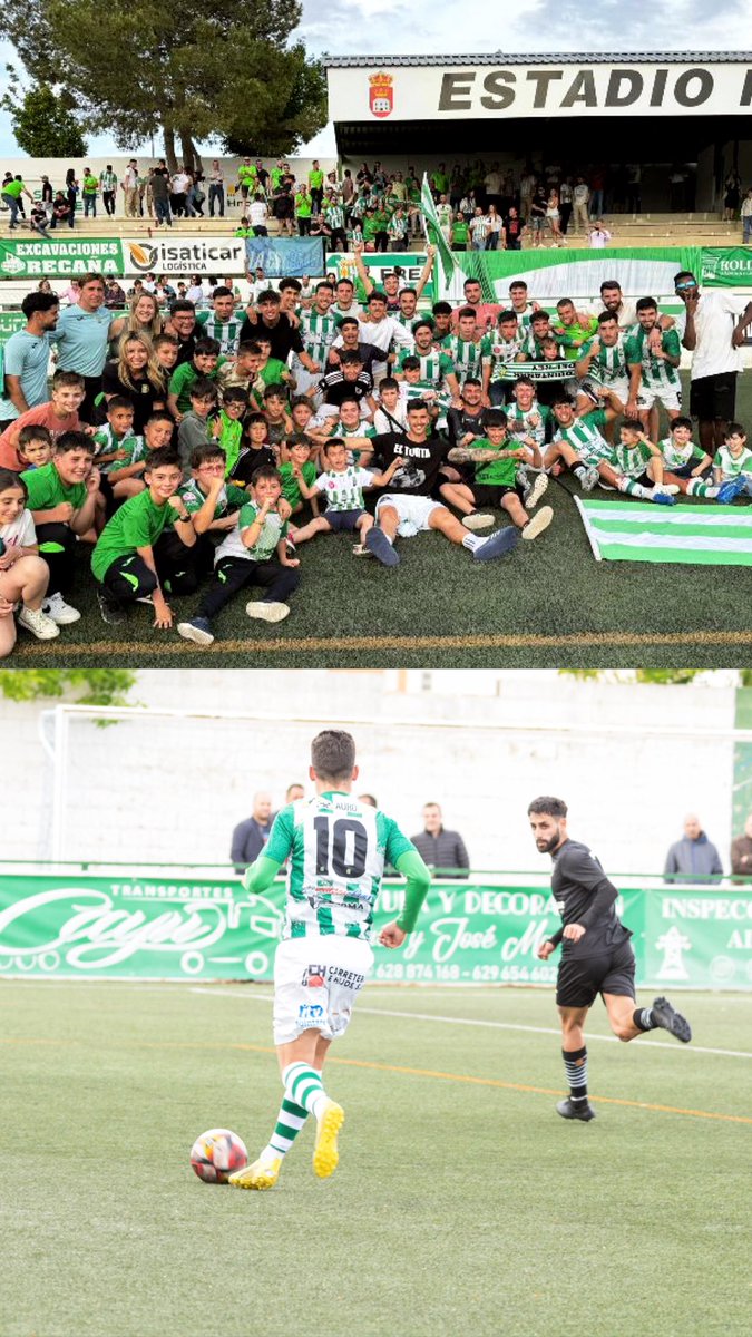 Terminamos la temporada con el primer objetivo cumplido. 
No todos los años son iguales ni se dan las mismas circunstancias, pero ahí estamos, a disfrutar del playoff con ilusión y ganas después de un año nada fácil y muy complicado. 
Este equipo y afición lo merece.   
👏✅⚽️🔋