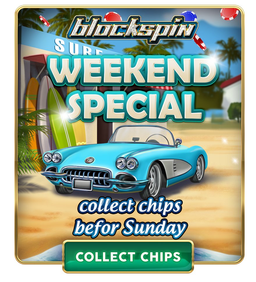 ✨Let's get this weekend started! Don't forget to play and claim your free chips so you won't lose your daily streak! Remember the higher the streak, the greater the free chips!🆓

Play now for free at @BlockSpinGaming
#free2play #freeslots #freenft