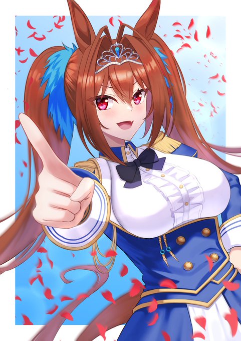 「pointing at viewer twintails」 illustration images(Latest)