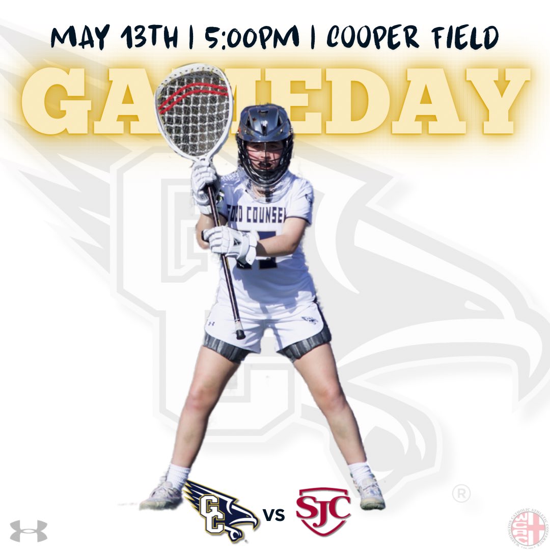 IT’S CHAMPIONSHIP GAME DAY! Pack the stands, wear white, be loud, and cheer on your Falcons as we defend our title! . 🆚 - St. John’s College 📆 - May 13th, 2024 ⏰ - Varsity: 5:00pm 📍 - Cooper Field at Georgetown University . . #traditionliveshere #falconpride