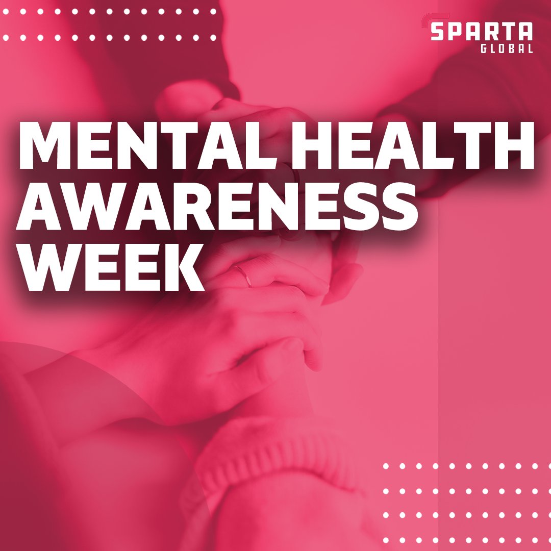 💚Mental Health Awareness Week💚

Let's break the stigma and start the conversation.👏 This Mental Health Awareness Week, Sparta Global stands with you. Together, we can create a supportive environment where mental health matters.🫂

#MentalHealthAwarenessWeek #spartaglobal