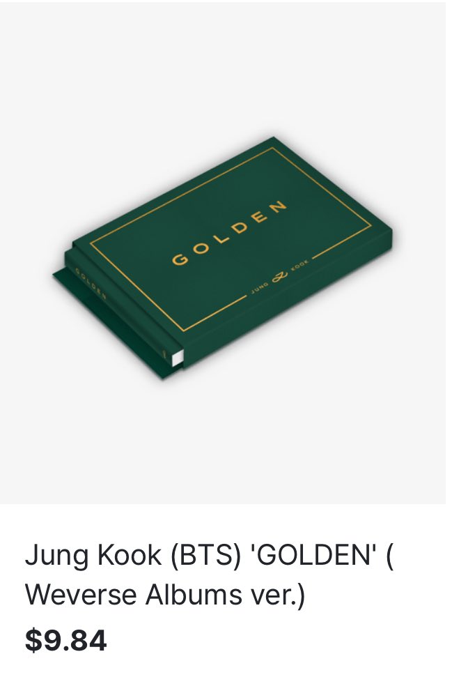 Jungkook’s “GOLDEN” Weverse Albums Version is now RE-STOCKED and available again on Weverse Global! Let’s continue our 3M GOAL! Please send your donations 🙏🏼🙏🏼🙏🏼