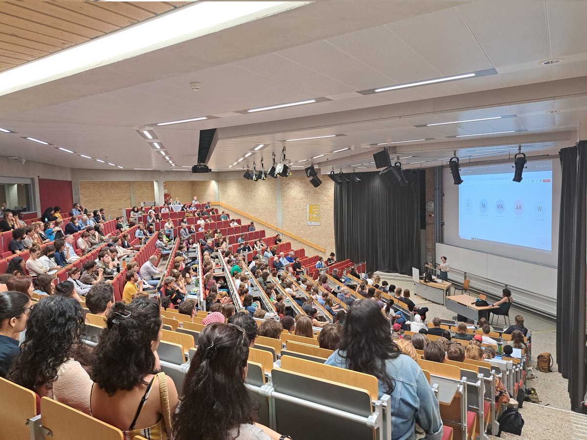As encampments spring up everywhere, a massive turnout for Maya Wind at <a href="/Radboud_Uni/">Radboud University</a> as she sets out how deeply complicit Israeli universities are in apartheid, settler colonialism and genocide, denying Palestinian freedom. Call for boycott getting louder and louder.