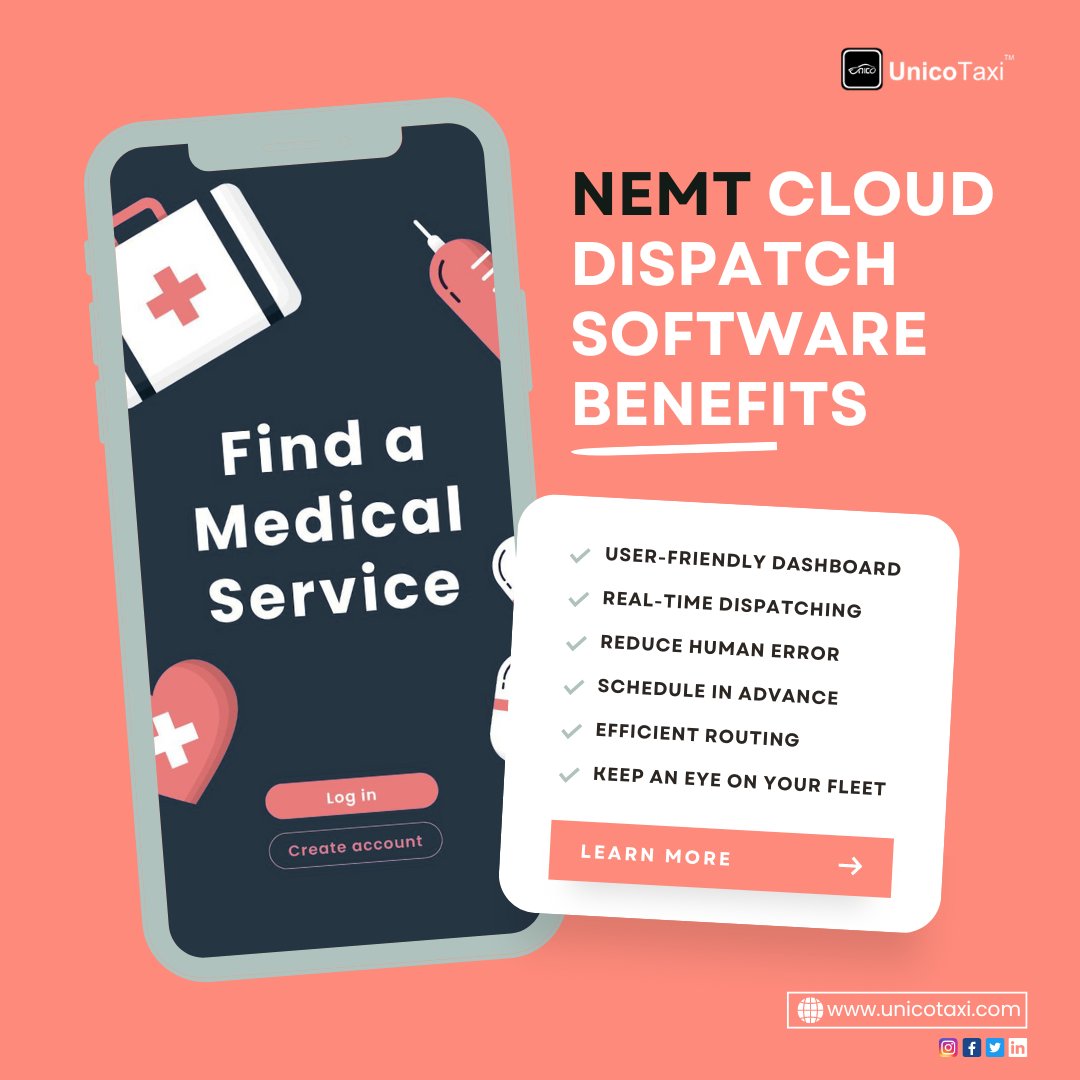 unico_taxi's tweet image. NEMT Cloud Dispatch Software Benefits📱

🔗Visit Us: unicotaxi.com/blog/post/how-…

#unicotaxi #nemt #nemtsoftware #dispatchsoftware #transportationsolutions #appdevelopment #mobileapps #cloneapps #unitedkingdom #unitedstates #unitedarabemirates #medicaltransportation #paratransit
