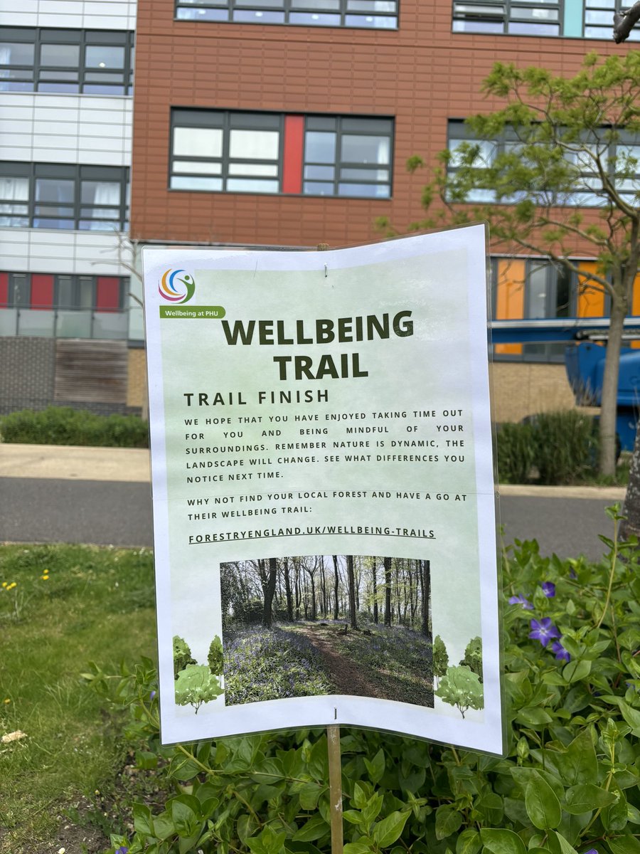 Today is the start of Mental Health Awareness Week. We have launched a wellbeing trail in the Garden of Life. This years theme is Movement. The trail is to encourage people to go outside, be aware of their surroundings, switch off from busy lives and enjoy nature. Enjoy! 🌳🌺🌈🌻