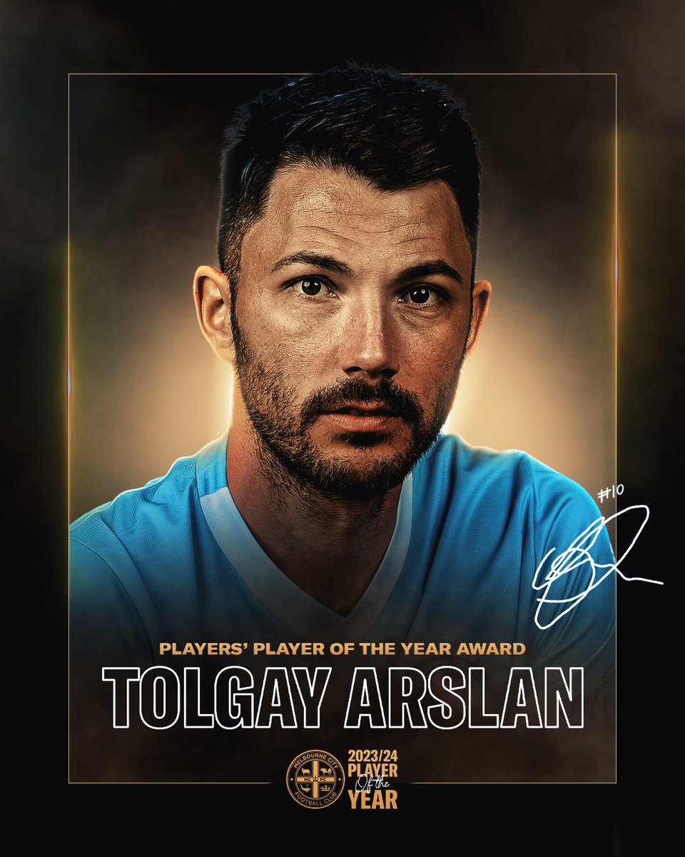 Loved equally by his teammates as he is by the fans 🩵 🤝 Tolgay Arslan has been voted by his peers our 2023/24 ALM Players’ Player!