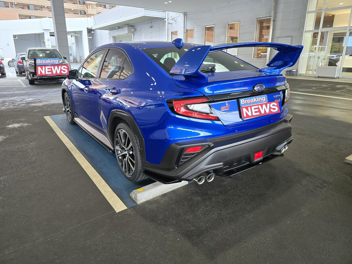 oya2do's tweet photo. WRX S4(VBH)納車！
即HKSマフラーに交換🥰 https://t.co/gj7F4Mm7AO
