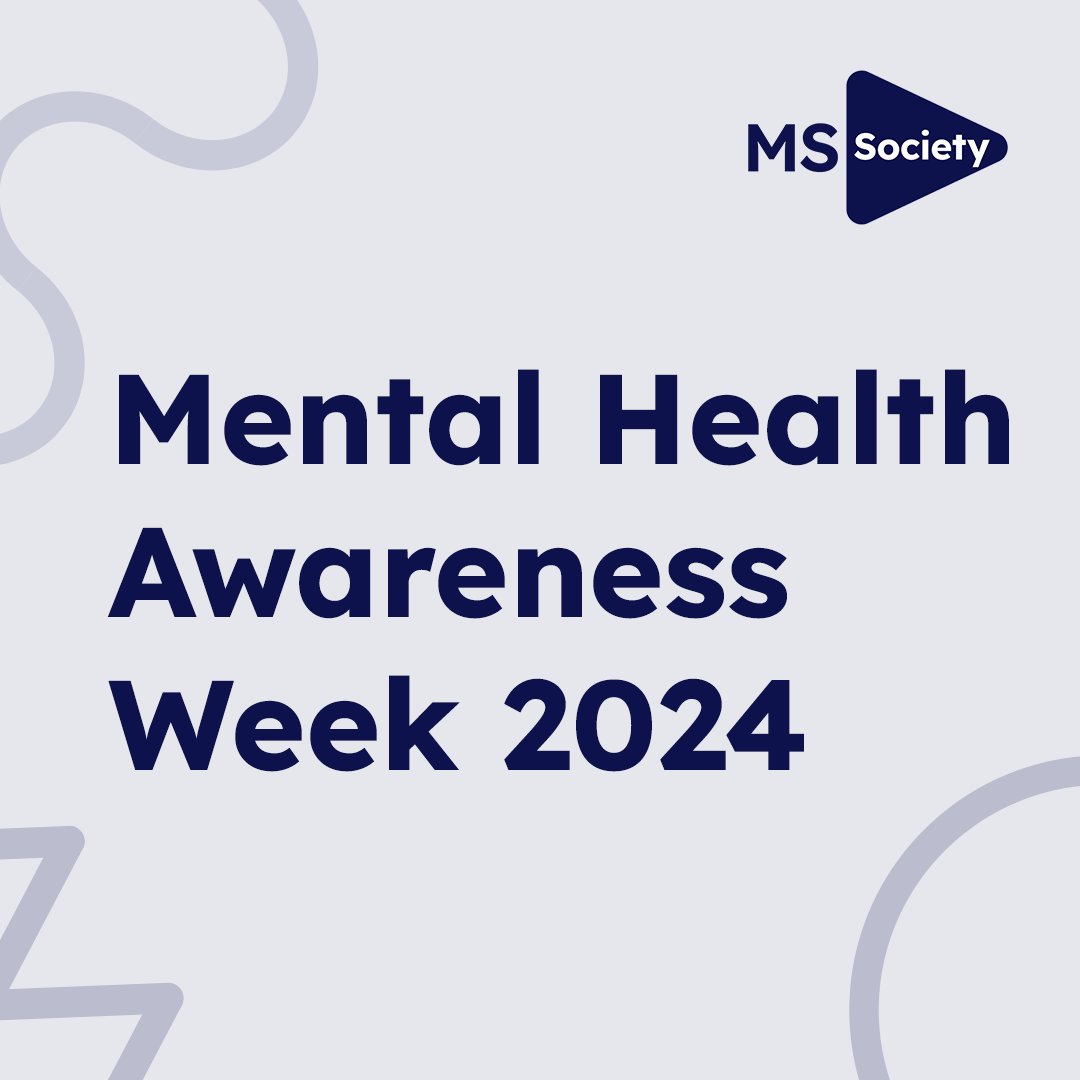 It’s #MentalHealthAwarenessWeek 📣 Good mental health is important for everyone, whether you're living with MS or caring for someone with MS. Throughout the week, we'll be sharing: ✅ info ✅ tips to help you cope ✅ blogs Read our info: mssoc.uk/3WChqqk