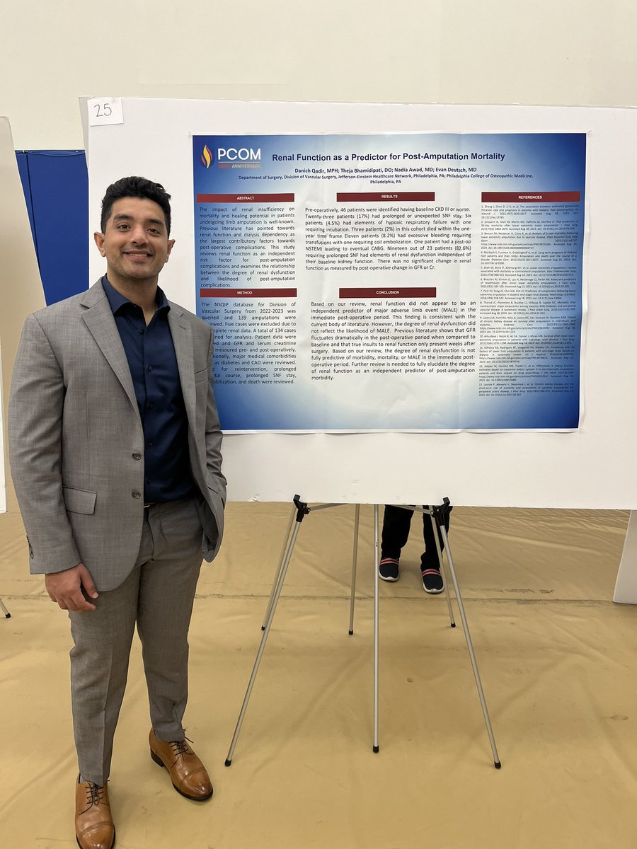 Grateful for the opportunity to present our research at <a href="/PCOM/">PCOM</a> Research Day 2024! It was exciting to share insights and see all the great work showcased at the event. Looking forward to future collaborations and contributions to the field! #MedEd #IMresearch #InternalMedicine