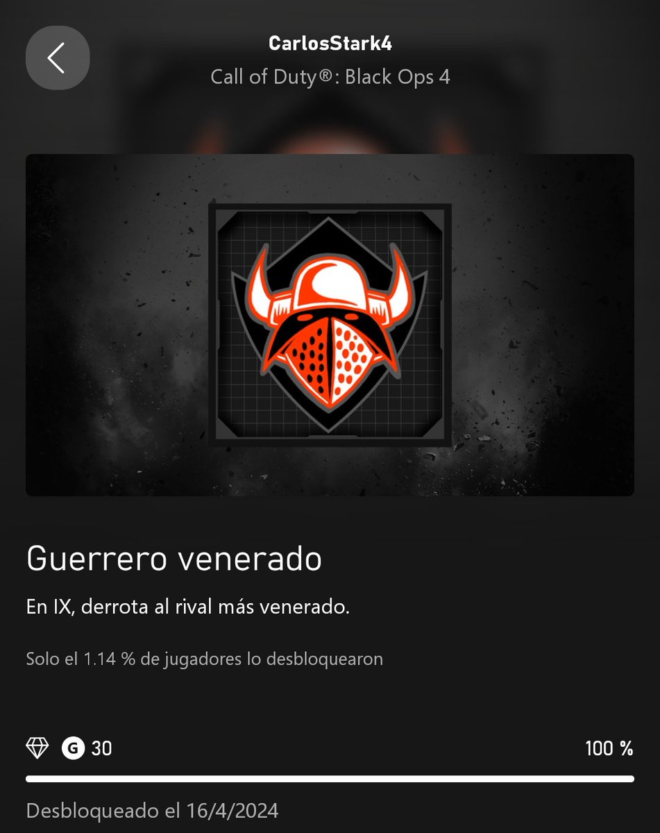 CarlosStark04's tweet photo. Easter Egg de Black Ops 4, "IX - Guerrero Venerado" estuvo tardado y medio rebuscado pero se logró igualmente a la primera, gracias @DARKNESS190203 
Proximamente: "BO4 - Dead of the Night" https://t.co/pKzDJnhhw8