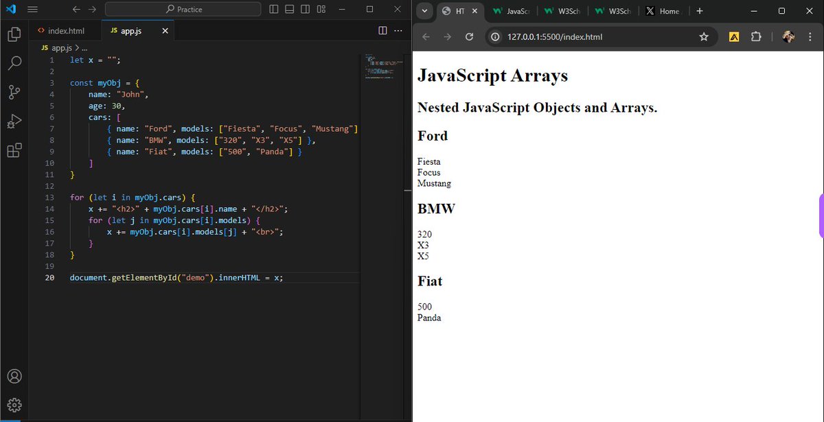 #Day2 of #30daysofcode

Revising all topics from w3Schools & learning documentation is really much better than watching tutorials and if you practice it really becomes too easy to understand...

what's your thought on this