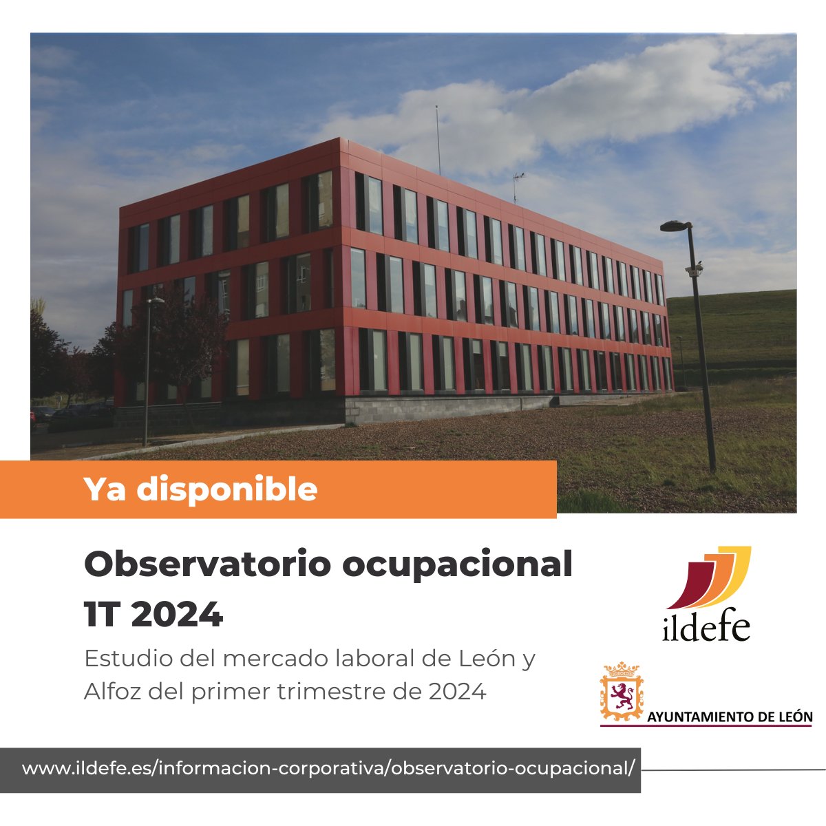 Ildefe's tweet photo. 📚📑Ya está en nuestra web el Informe del #MercadoLaboral de #LeónEsp (1T2024) que elabora el Observatorio Ocupacional de #ILDEFE trimestralmente
#enlace 👇
https://t.co/igjFmje5WB
#empleo #trabajo #paro #desempleo
@LeonAyto https://t.co/8sqDWSeeMe