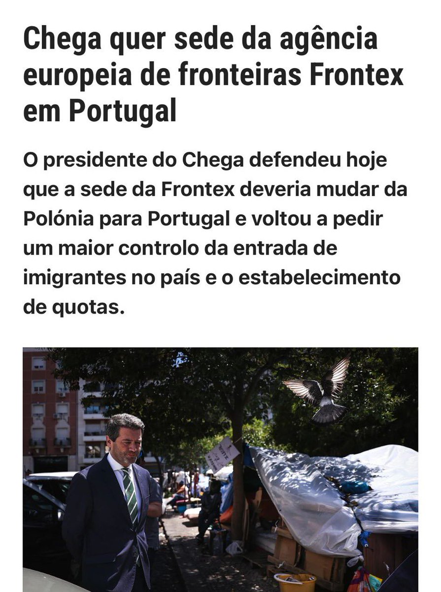Sim, a sede da agência do controlo de fronteiras Frontex deveria mudar-se para Portugal. Somos a fronteira ocidental da Europa, fazemos a ligação ao Atlântico e somos dos países que mais problemas tem enfrentado em relação à imigração. Exemplo disso é o risco que existe de sermos…