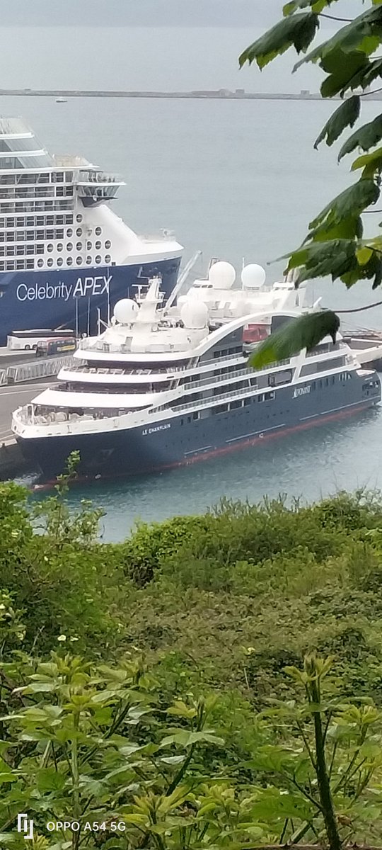Boycott portland port 🇨🇵 Le Champlain 🇨🇵 in #portland on 13/5/24. A Criuse Ship. #Weymouth #dorset #LeChamplain #LePonantcruises #Shipsphotography #shipslnpics #shipspotting #photography #cruisetravel #LuxuryTravel @ponant_cruises #France @Cie_ponant