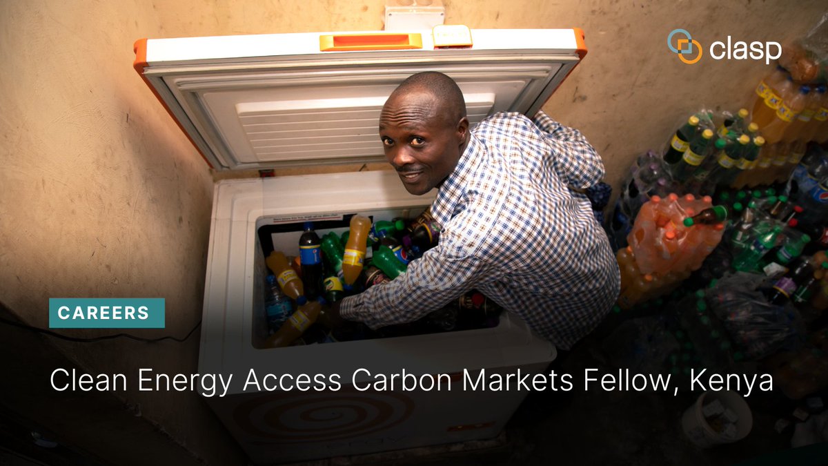 Are you an early-career research professional interested in improving clean energy access for the world’s poorest people? CLASP seeks a Clean Energy Access Carbon Markets Fellow to join our research team in Nairobi. Apply here by 24 May 2024: clasp.ngo/carbon-fellow/