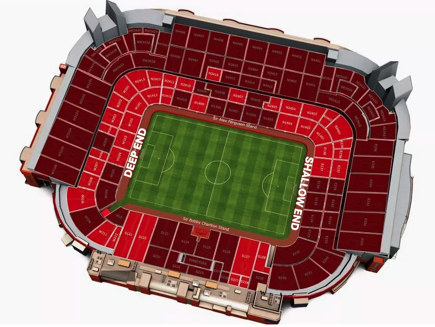 Seat Map Old Trafford