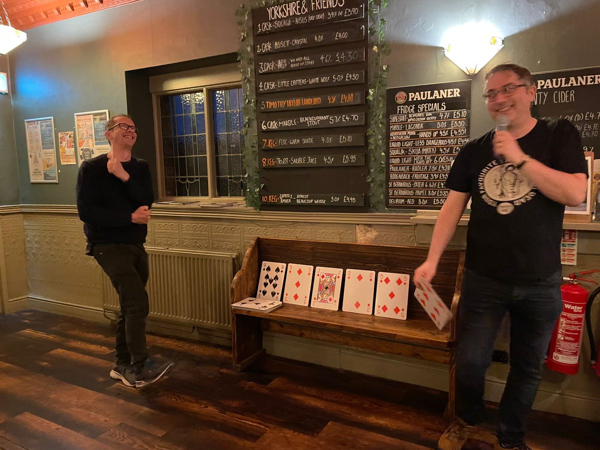We've got a winner! Last week the cards didn't stand a chance and our Rolling Jackpot of £71 was won! So that means the pot is reset for the next contestant to try their luck this Wed from 8pm at our quiz, we've also got our £20 beer vouchers & super special prize to be won