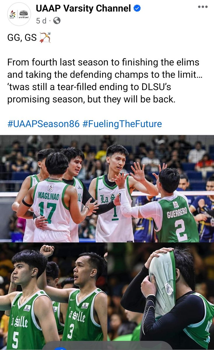FROM THIS. TO THIS. TANGINA NYO UAAP. DLSU GREEN SPIKERS DESERVE BETTER! WE DEMAND REASONS BAKIT BINAGO YUNG RULES. WE DEMAND TRANSPARENCY. #UAAPSeason86