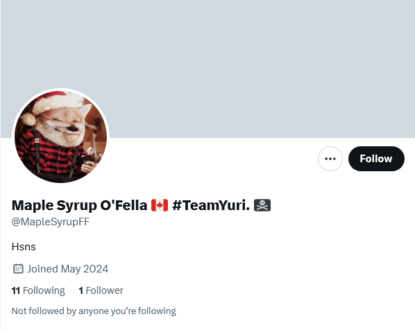 Fake account #fellas impersonating Maple and trying to skim donations on Yuri 👇 @ MapleSyrupFF