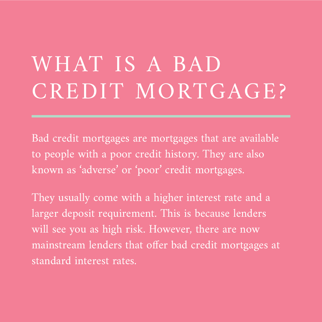 Also known as 'adverse' credit mortgages, bad credit mortgages are available to those with a poor credit history. To learn more more on this topic, get in touch with our advisors today 👉  bit.ly/3AvYLQl