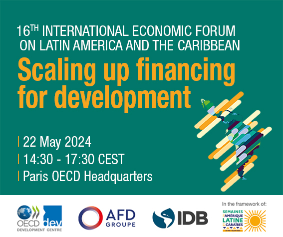 Join the International Forum on Latin America & the Caribbean – Scaling up financing for development – with opening remarks by SG @MathiasCormann 🗓️22 May ⏰14:30-17:30 CEST Learn more & register➡️ brnw.ch/21wJIAw @OECDdev | @AFD_en | @the_IDB | #LACForum | #SALC2024