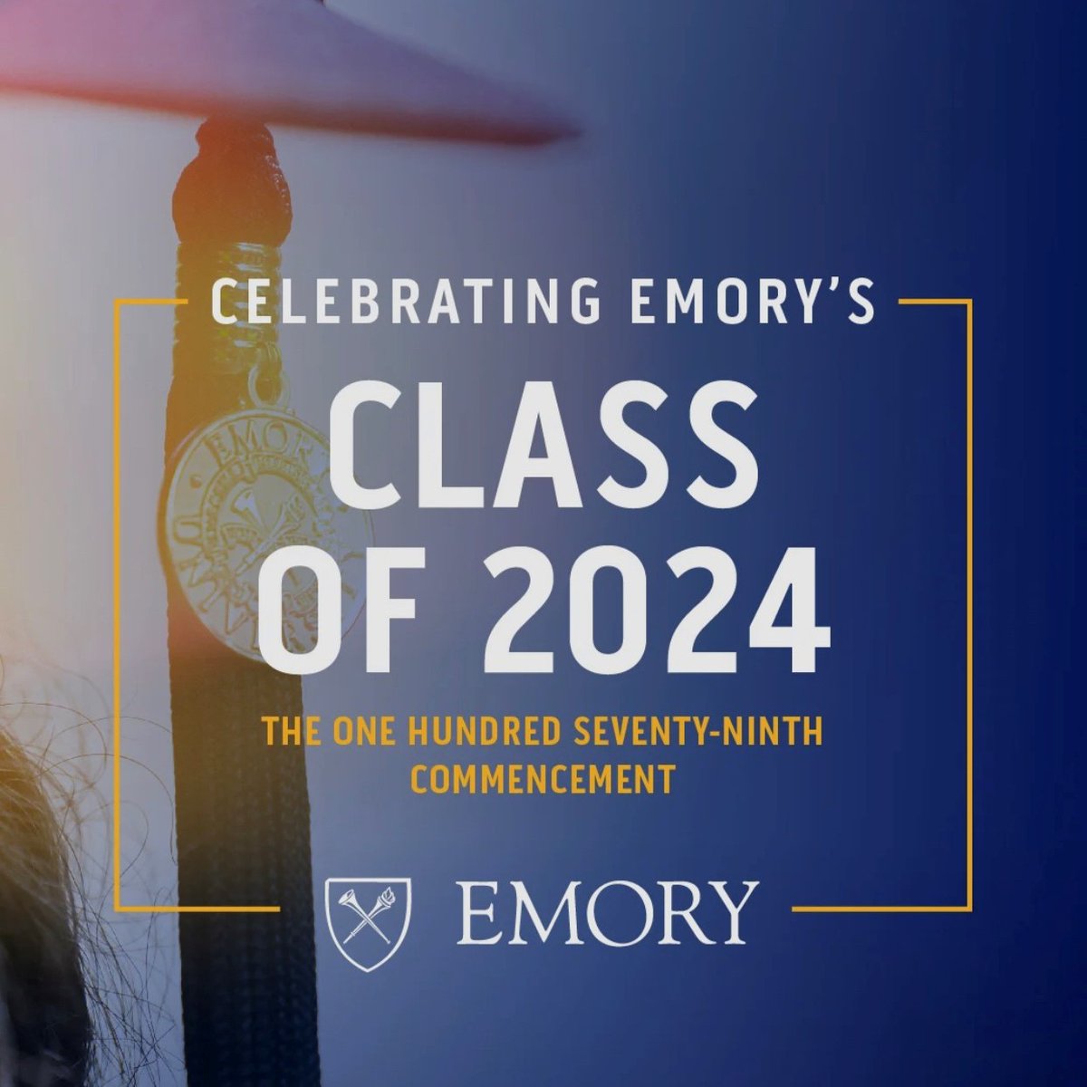 Join us in celebrating #Emory2024 by watching the Class of 2024 Commencement online, starting at 8:30 am at commencement.emory.edu/webcast/ 🎓