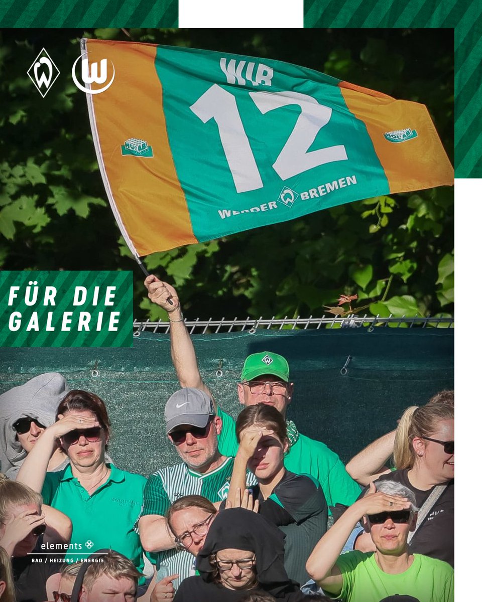 DANKE, dass ihr gestern da wart und für eine tolle Kulisse auf Platz 11 gesorgt habt!  🙏💚

#werderfrauen #werder