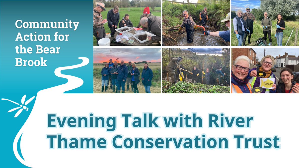 📅 Evening Talk with RTCT on 22 May! 🌿 We will share vital tips to protect water quality in Aylesbury's Stoke & Bear Brook. 📍 Dissenters' Chapel, Tring Road Cemetery. Free admission. Limited spaces. RSVP: info@aylesburytowncouncil.gov.uk / 📞 01296 425678