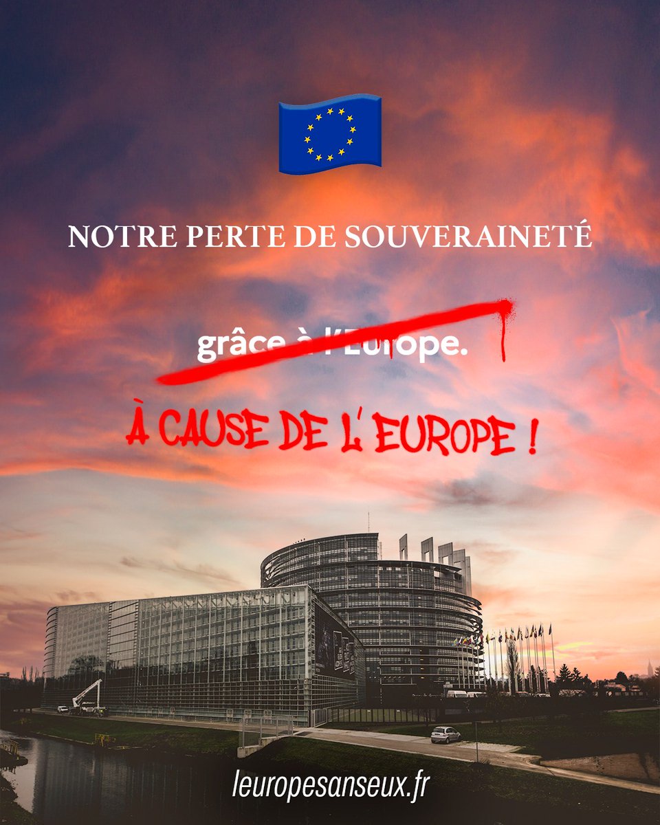 « Grâce à l'Europe » : la fin de la liberté des Nations européennes !

➡️ leuropesanseux.fr

#VivementLe9Juin #AvecBardella