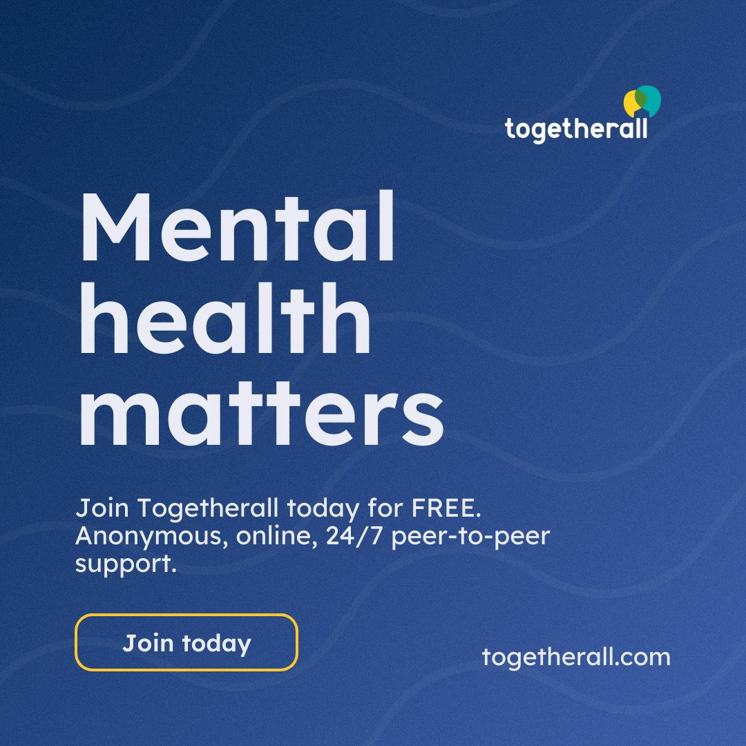 It's #MentalHealthAwarenessWeek! 💙 We join @Togetherall in offering support, understanding, and hope to all navigating their mental health journey. Let's break the stigma and foster a community of compassion and healing. Join the anonymous community at togetherall.com 💪