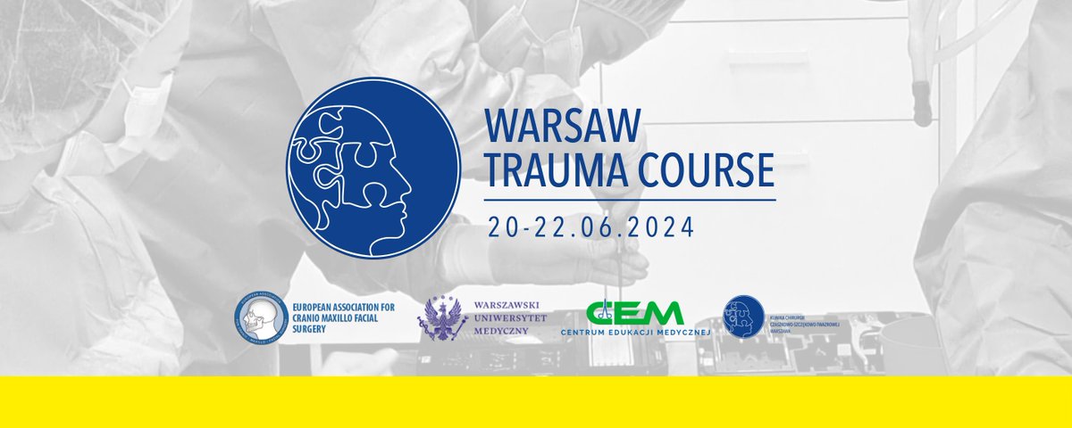Join us for an exceptional learning opportunity in Warsaw for the Trauma Course 2024, June 20-22! Experience two days of theoretical training and a hands-on day. Secure your spot here: ow.ly/68Mb50REabs  #TraumaCare #MedicalTraining #FacialTraumatology #HandsOn