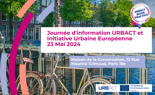 URBACT_FR_LUX's tweet photo. ⏰​Journée d'information URBACT X EUI
Il est encore temps de vous inscrire! 

📅 23 Mai 9h30 - 16h45
📍   Paris, 18 ème, Maison de la conversation
👉​Programme et inscription https://t.co/PKboWqBKGq https://t.co/b6KwUdDEUW