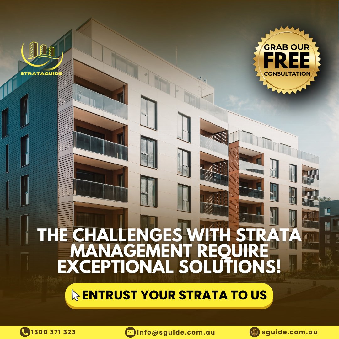 Despite issues in strata industry, our solutions have conquered this challenge. That's where transparency took us, and so shall your business!

#strata #stratamanager #propertymanagement #australiapropertymanagement #stratamanagement #australiastratamanagement #ownerscorporation