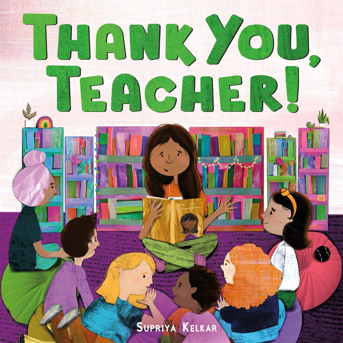 In case you missed it on IG last week, here's the cover for my new picture book, THANK YOU, TEACHER! Out 2/25/25 and available for preorder today! us.macmillan.com/books/97803743…