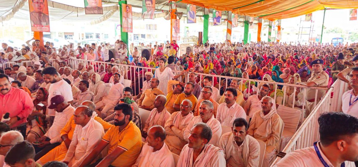 CaptAbhimanyu's tweet photo. जय भाजपा तय भाजपा
नारनौंद की विजय संकल्प रैली में हजारों की संख्या में पहंचकर अपना आशीर्वाद देने के लिए आप सभी कर्मठ,जुझारू साथियों का धन्यवाद आभार. आपके समर्थन और आशीर्वाद से हम नारनौंद से ऐतिहासिक जीत दर्ज करेंगे। https://t.co/f9FFoODPNe