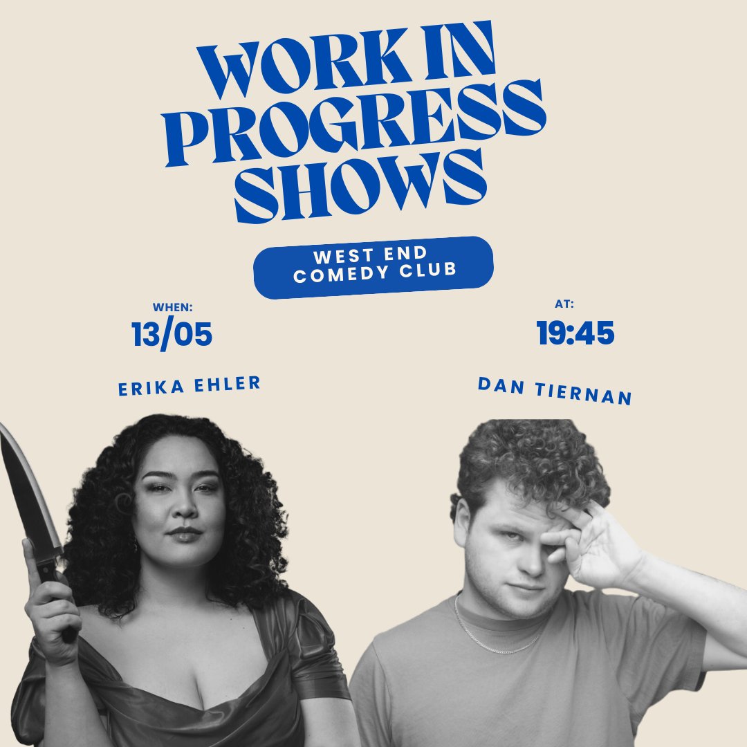erika (@erikaehler) on Twitter photo ๐จLONDON๐จ
This is tonight! 2 shows for the price of one.
<a href="/tiernancomedian/">Dan Tiernan</a> and I will be trying out new hours come though!
๐<a href="/ComedyWestEnd/">West End Comedy</a>
๐โก๏ธtickets.ents24.com/event/the-westโฆ ๐จLONDON๐จ
This is tonight! 2 shows for the price of one.
<a href="/tiernancomedian/">Dan Tiernan</a> and I will be trying out new hours come though!
๐<a href="/ComedyWestEnd/">West End Comedy</a>
๐โก๏ธtickets.ents24.com/event/the-westโฆ